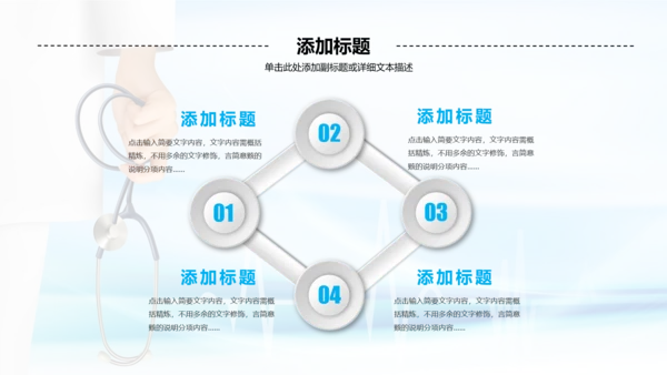 微立体医疗汇报动态PPT
