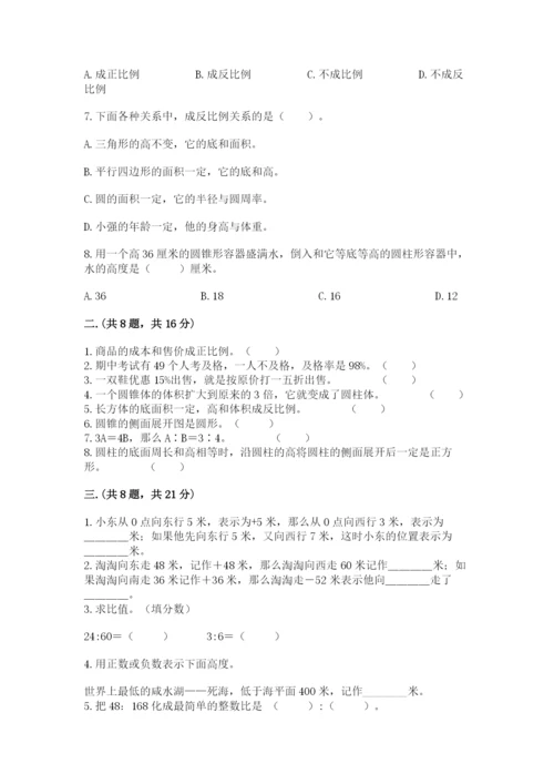 苏教版小升初数学模拟试卷【网校专用】.docx