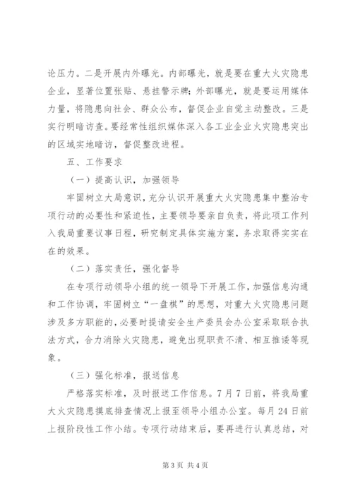 重大火灾隐患集中整治工作方案.docx