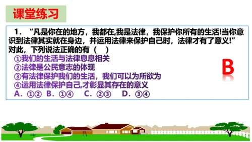 第9课 法律在我们身边复习课件（22张PPT）