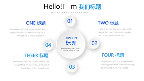 蓝色简约医疗学术报告通用动态PPT