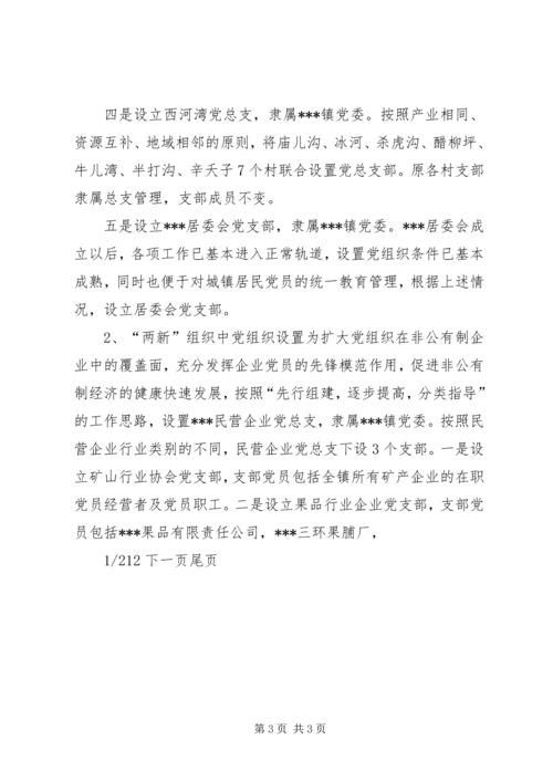 镇基层党组织合理设置实施方案 (2).docx