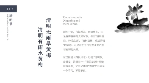 清明节主题ppt模板