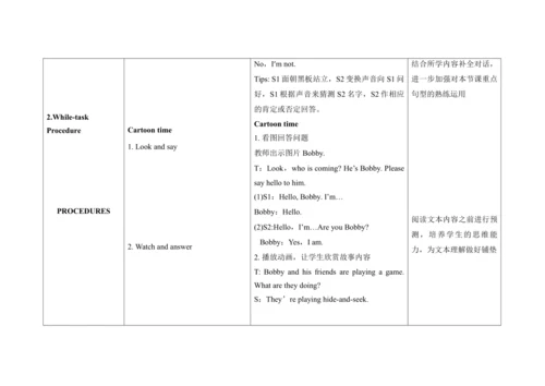 Unit 2 I’m Liu Tao B  Fun time & Cartoon time 单元整体