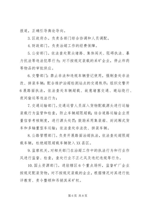 运输车辆超限超载治理工作实施方案.docx