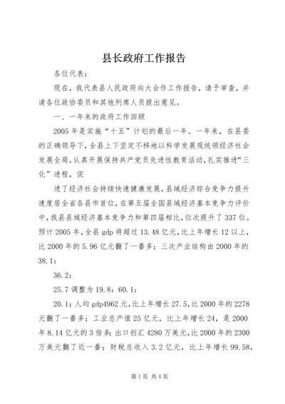 县长政府工作报告 (4).docx