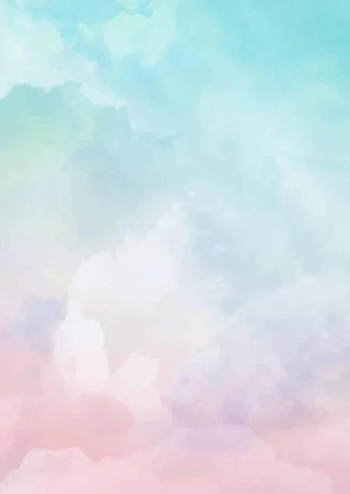 简约清新水彩背景word模板