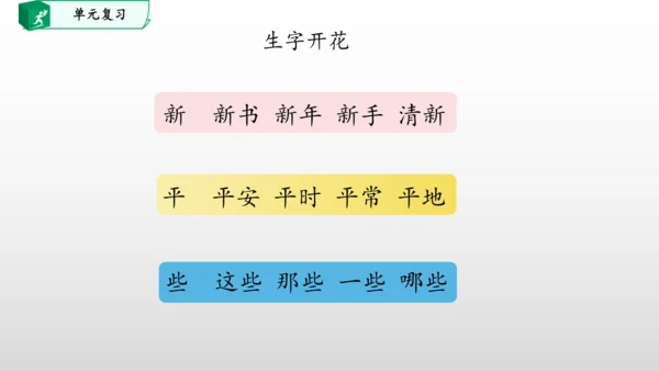 部编一年级语文下册第七单元知识清单