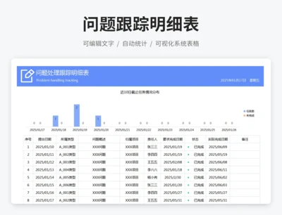 问题跟踪明细表