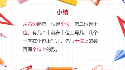 人教版一年级数学11-20各数的认识课件PPT模板