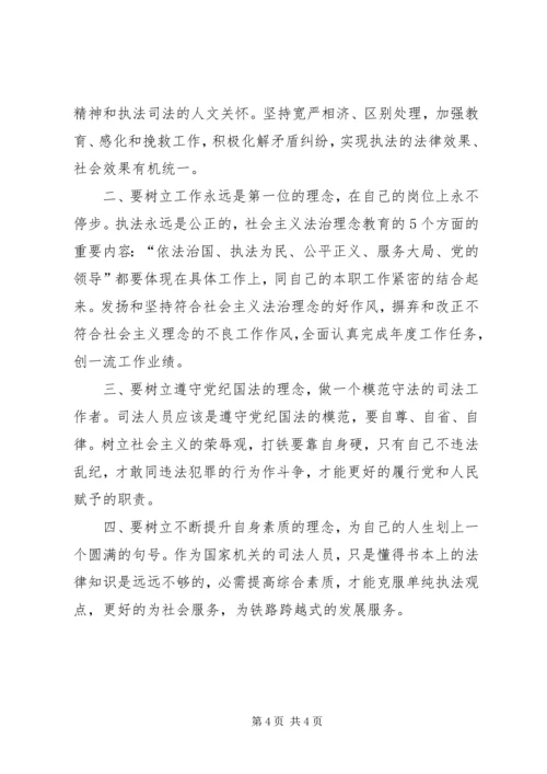 社会主义法治理念学习个人心得.docx