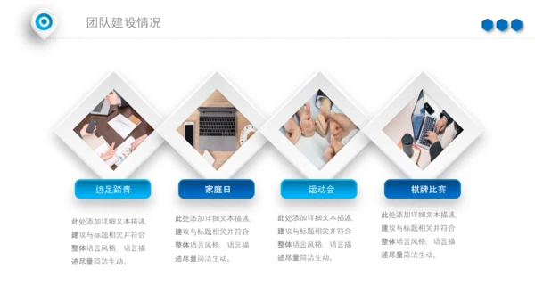 蓝色工作汇报述职年终总结PPT