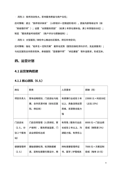 商业创业计划书