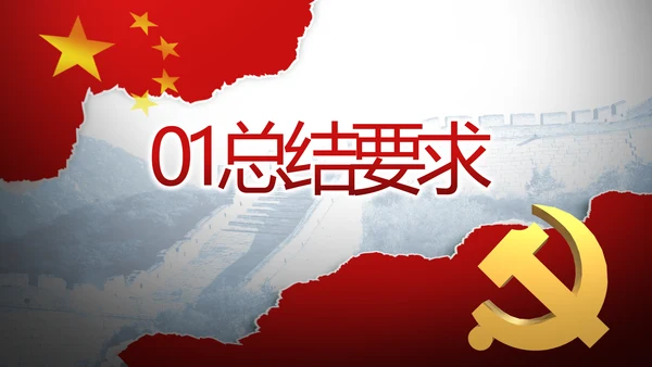 党支部党史学习教育工作总结动态PPT
