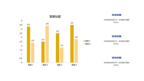 蓝色画册风年终工作总结汇报PPT模板