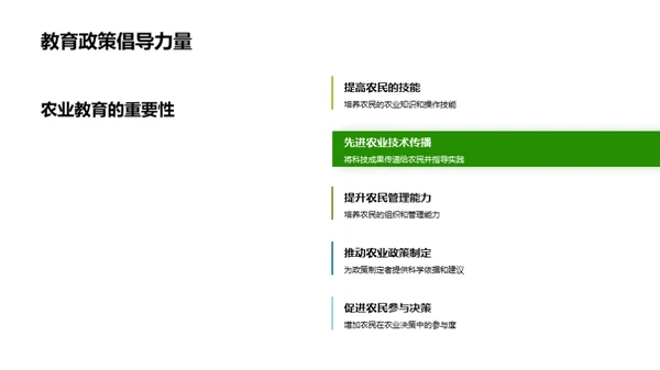 科技引领农业转型