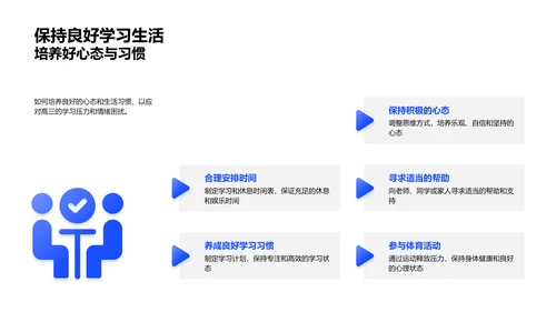 高三应对压力报告PPT模板