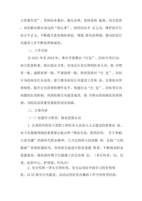 医院工作人员廉洁从业实施方案.docx