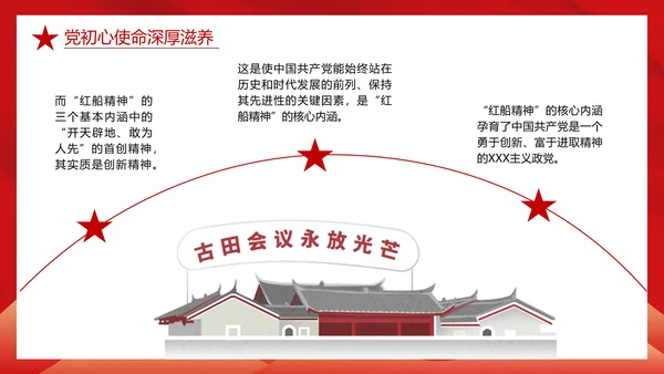 红船精神学习，党建红色文化PPT模板