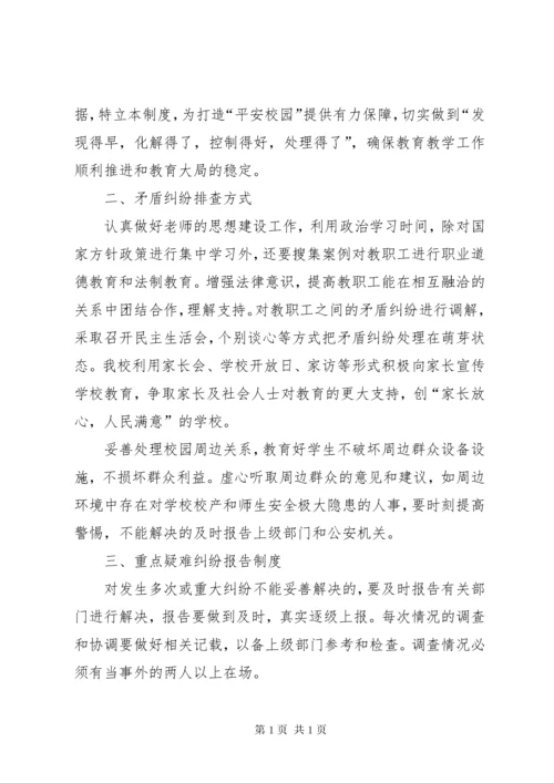 六安二中矛盾纠纷排查及化解处理制度.docx