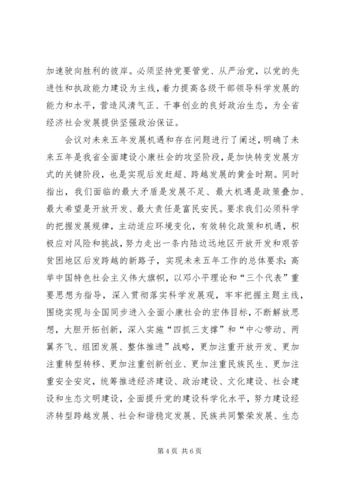 学习XX省第十三次党代会精神心得体会 (14).docx