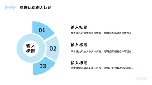 蓝色极简工作总结汇报ppt模板