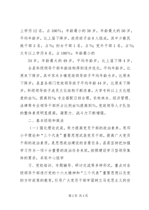 思想政治建设座谈会汇报提纲 (4).docx