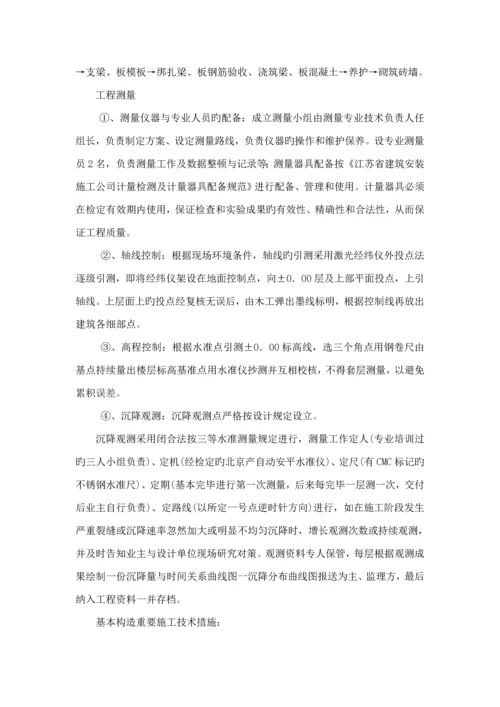 县学校食堂综合施工组织设计.docx