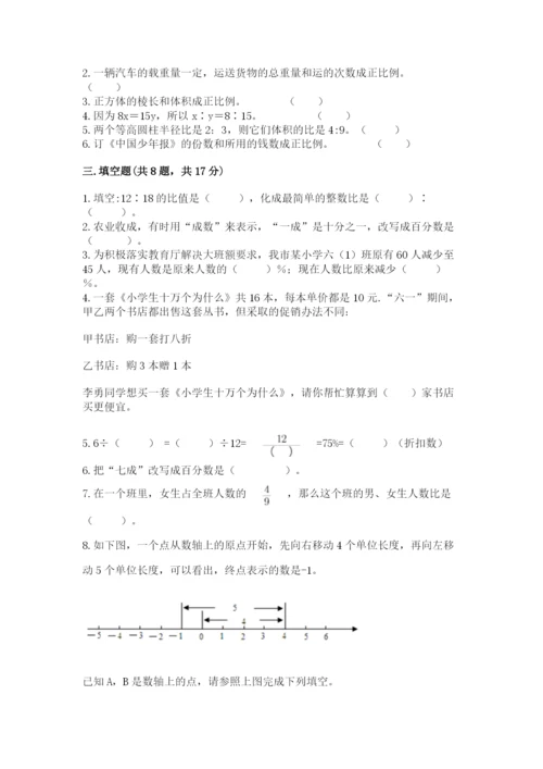 蒙自县六年级下册数学期末测试卷最新.docx