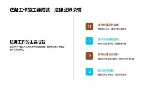 法务工作年度盘点