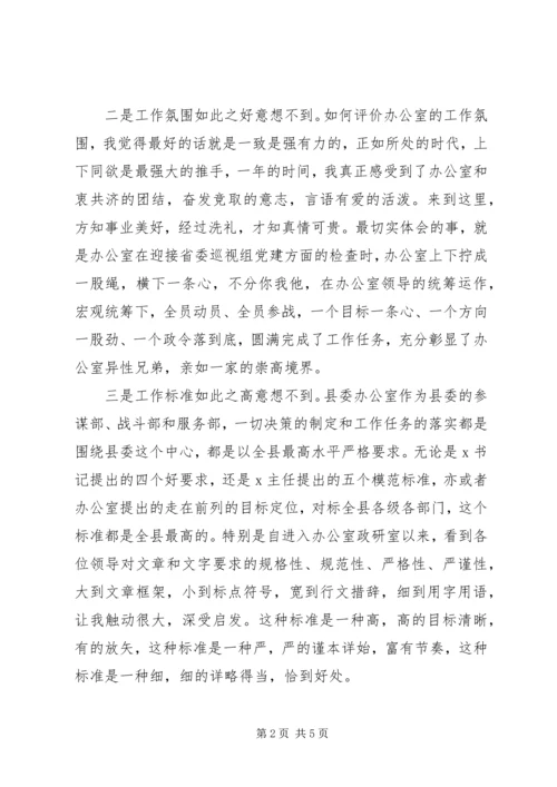 县委办公室青年干部座谈会发言 (3).docx