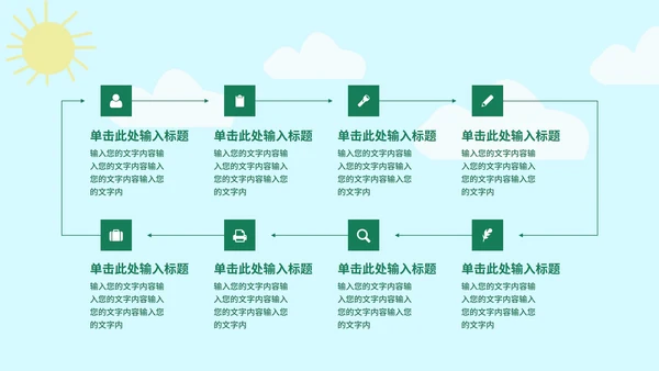 绿色小清新立夏主题PPT模板