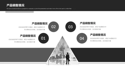 欧美风2019年终工作总结述职报告PPT