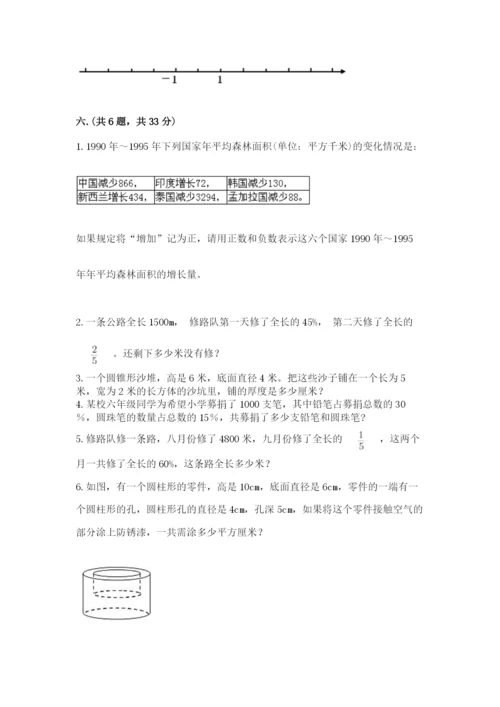 苏教版六年级数学小升初试卷【全优】.docx