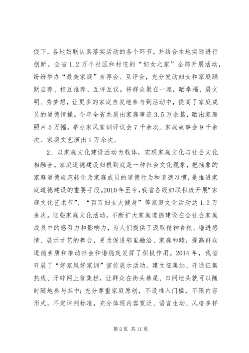 妇联道德建设工作调研报告.docx