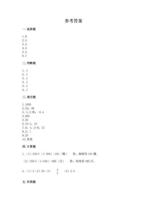 人教版六年级下册数学期末测试卷含答案（培优）.docx