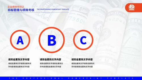蓝色商务风企业管理培训PPT模板