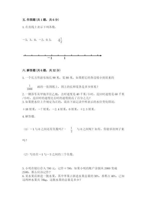 六年级下册数学期末测试卷附答案【综合卷】.docx