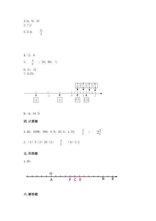 新田县六年级下册数学期末测试卷完整版.docx