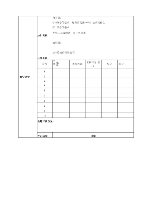 CADCAM综合训练整周实训项目任务书