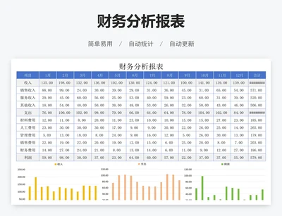 财务分析报表