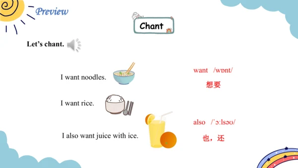 Module 4 Unit 1 Do you want some rice？课件（31张PPT，内嵌