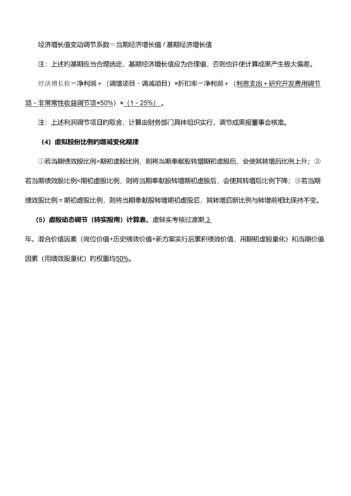 公司动态股权激励专题方案.docx