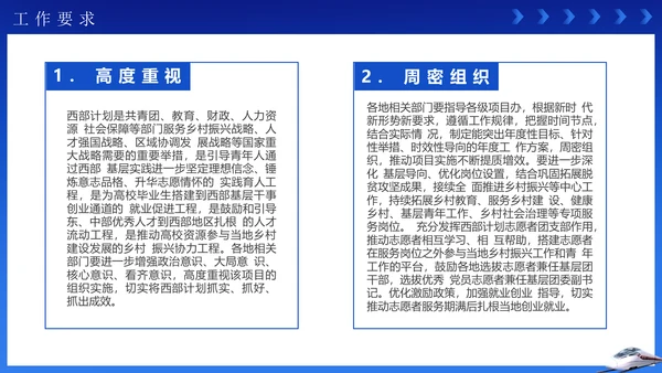 到西部去到基层去通用PPT模板