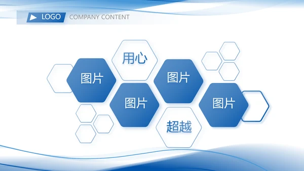 蓝色大气工作经验交流会动态PPT模板