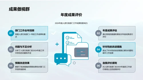 人资行政年度回顾PPT模板