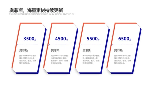 简约风蓝红大学生毕业答辩