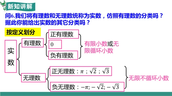 8.3 实数及其简单运算（第1课时 实数概念）（教学课件）