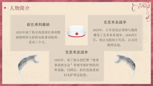 南丁格尔简约语文PPT课件人物介绍