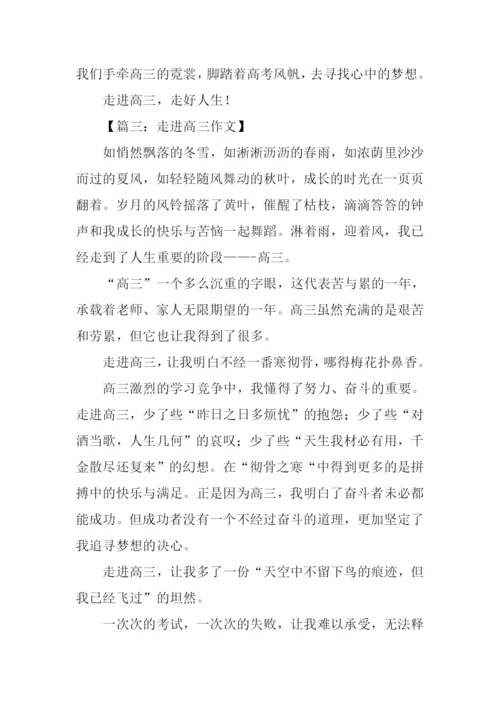 走进高三作文.docx